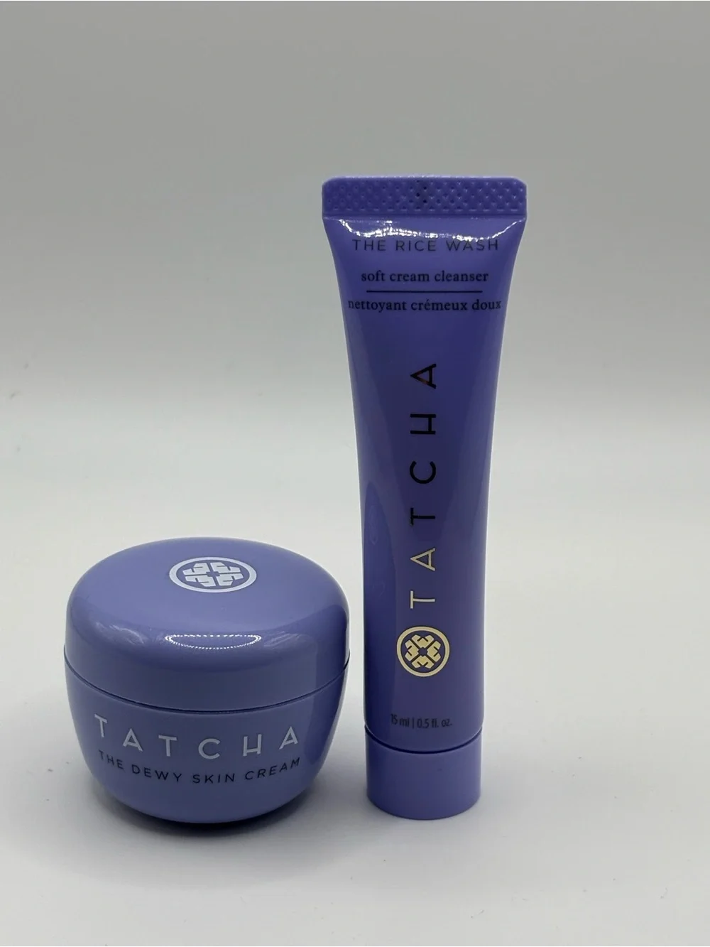 Tatcha The Dewy Skin Cream & Rice Wash Travel Set New Mini Skincare - Picture 3 of 6